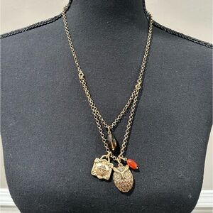 Lucky Brand Owl Necklace